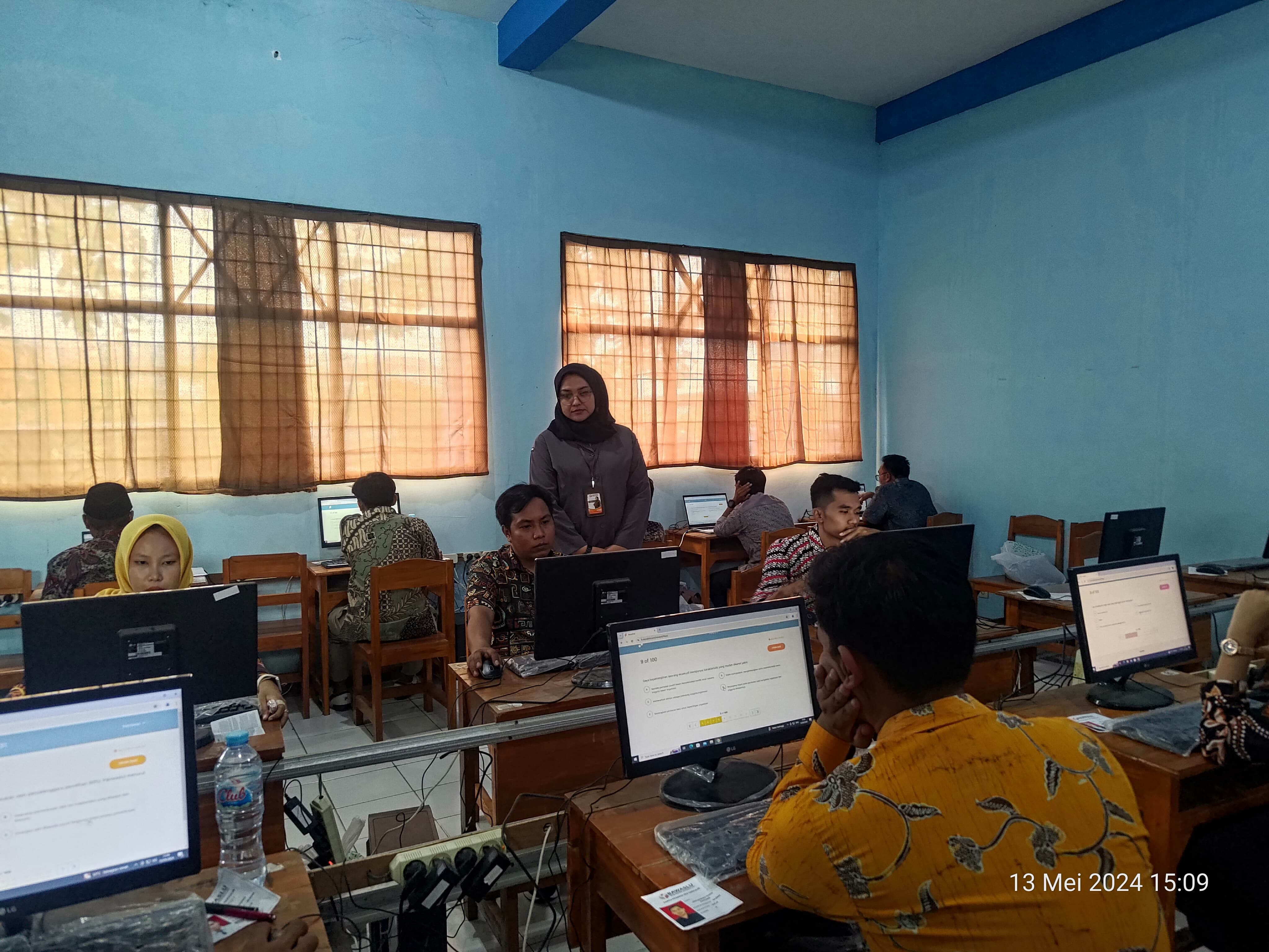 Pelaksanaan CAT bagi calon Panwascam untuk pilkada tahun 2024