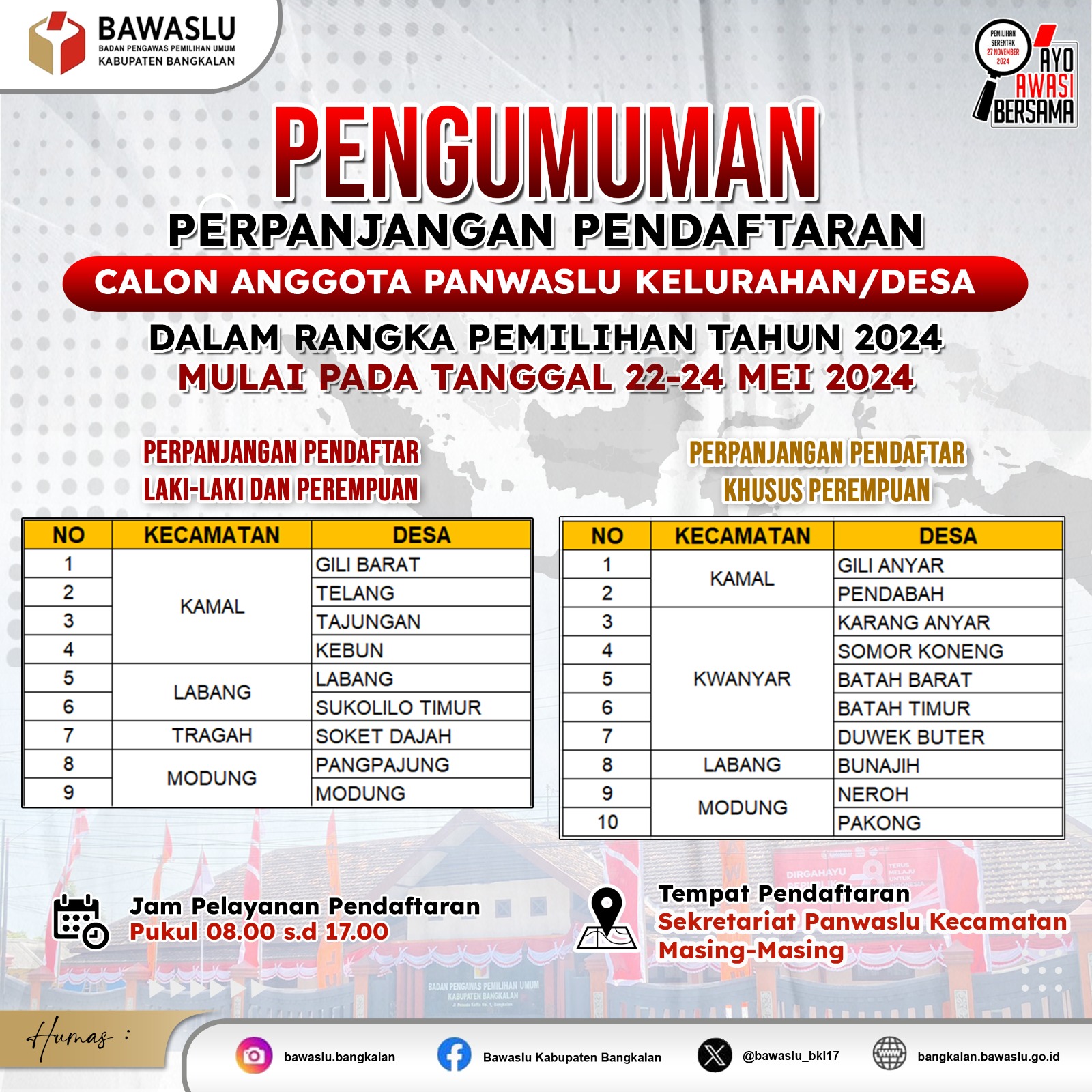 Perpanjangan Pendaftaran