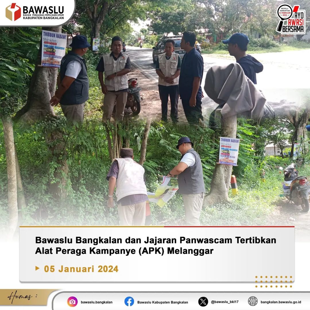 Proses penertiban APK