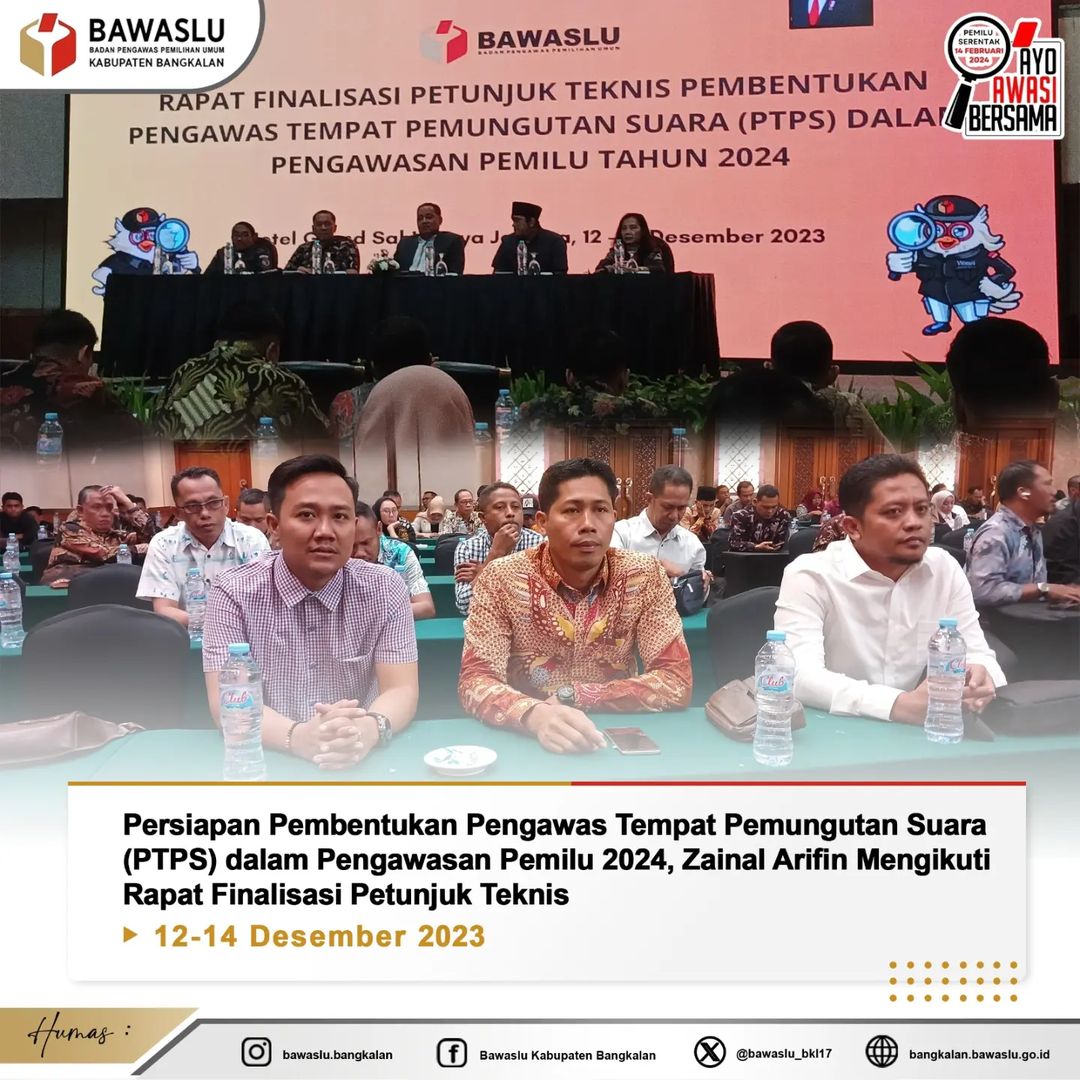 Zainal Arifin saat mengikuti rapat