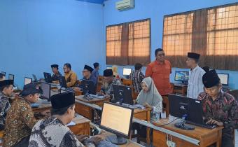 Proses pelaksanaan evaluasi panwascam existing di SMKN 02 Bangkalan  