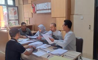 Penerimaan berkas pendaftaran calon panwascam untuk pemilihan tahun 2024