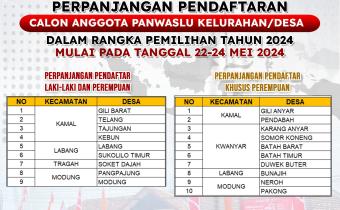 Perpanjangan Pendaftaran