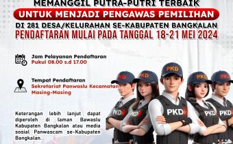 Pengumuman Pendaftaran PKD untuk pemilihan tahun 2024