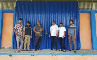 Bawaslu dan KPU Bangkalan mengecek tempat Logistik Pemilu tahun 2024