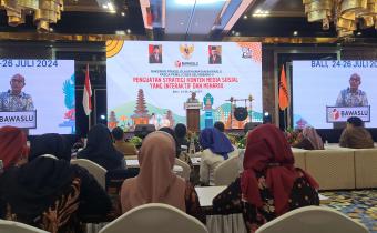 Acara bimtek penguatan konten medsos