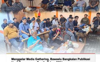 Bawaslu Bangkalan bersama media