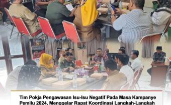 Tim pokja pengawasan isu-isu negatif pada saat kampanye